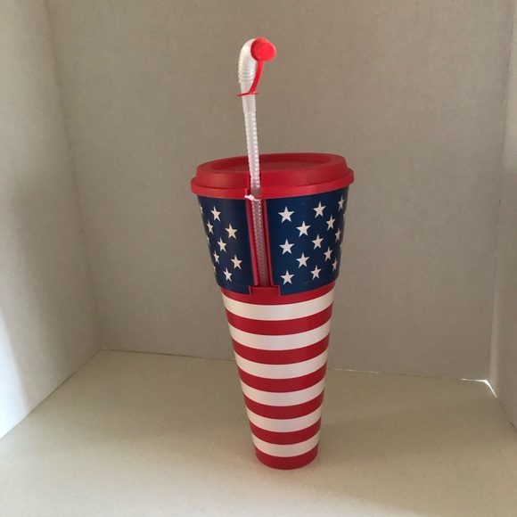 FREE Offer Eligible Patriotic Stars Stripes American Flag Snack and Drink Cup. - Picture 13 of 13